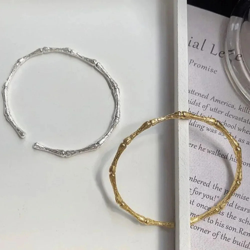 925 Sterling Silver Cuff Bracelet Bangle Wavy Thin Textured Bracelet - Picture 7 of 9
